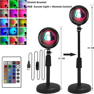 RGB Sunset Lamp Sensory Smiles