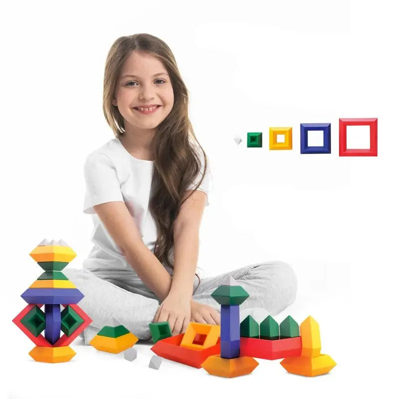 Pyramid Stacking Blocks Sensory Smiles