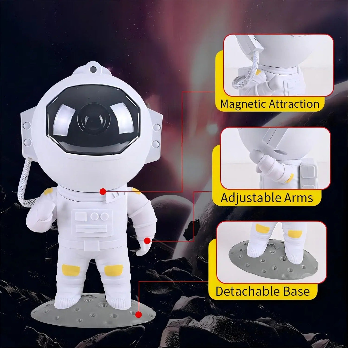Astronaut Galaxy Star Projector Sensory Smiles