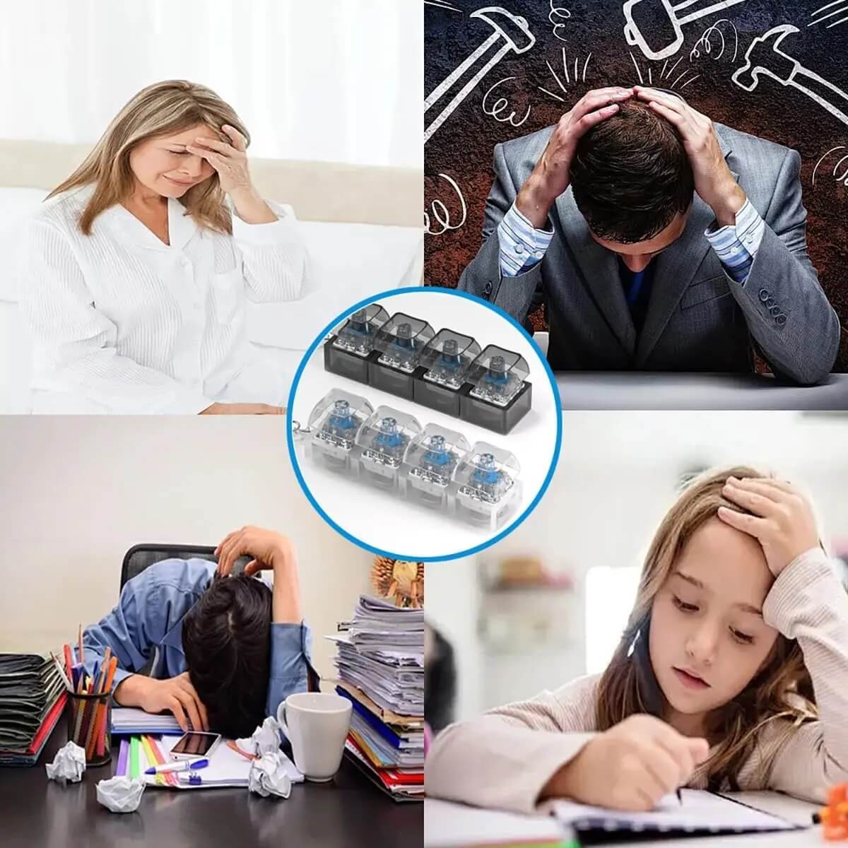 Fidget Keyboard Clicker – Portable Stress Relief Keychain Toy for Kids & Adults