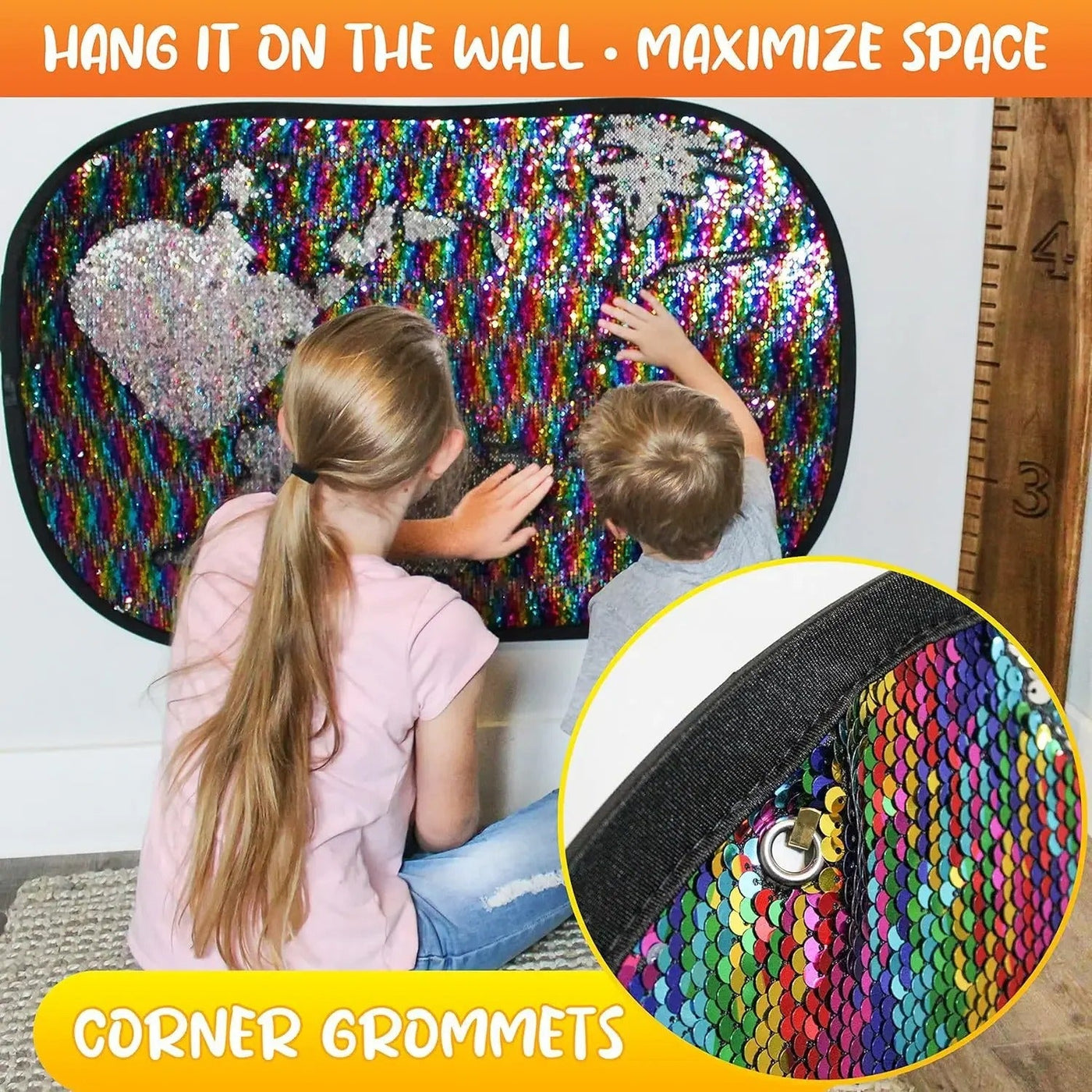 Interactive Sequins Wall Sensory Smiles