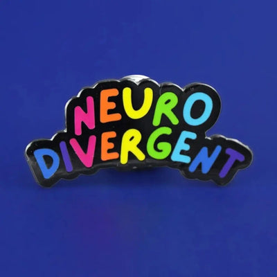 Neurodivergent Rainbow Enamel Pin Badge – Celebrate Neurodiversity Sensory Smiles