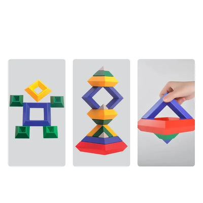 Pyramid Stacking Blocks Sensory Smiles