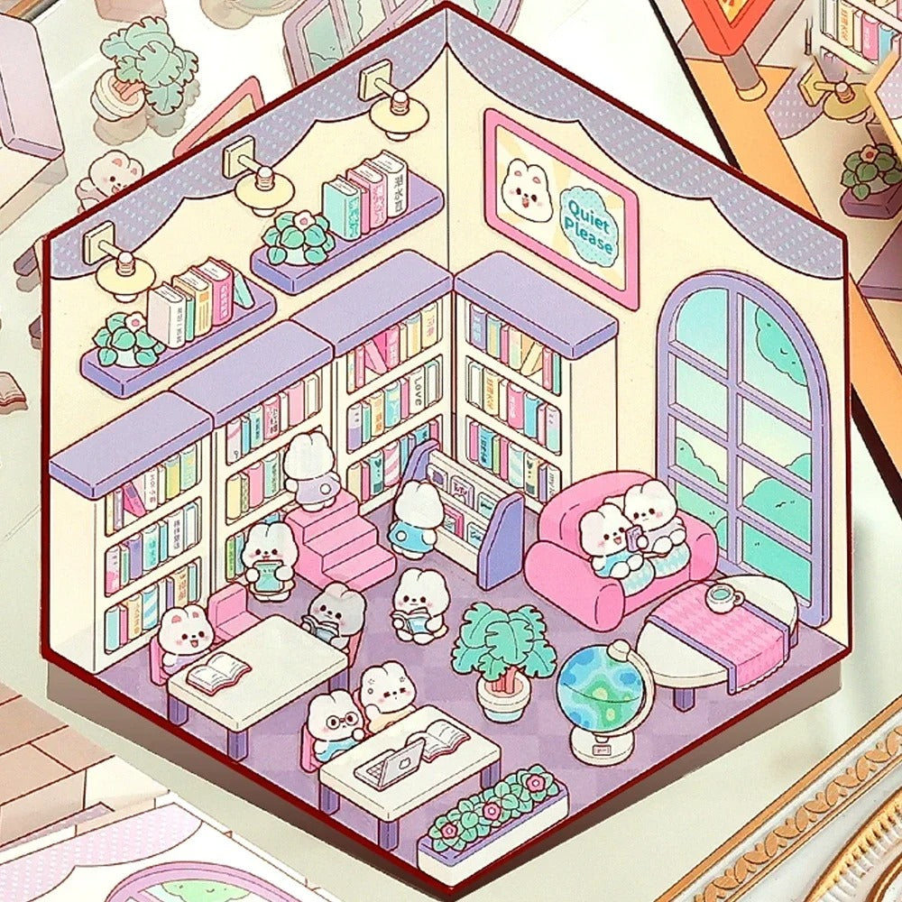 3D Cartoon DIY Landscaping Stickers Sensory Smiles