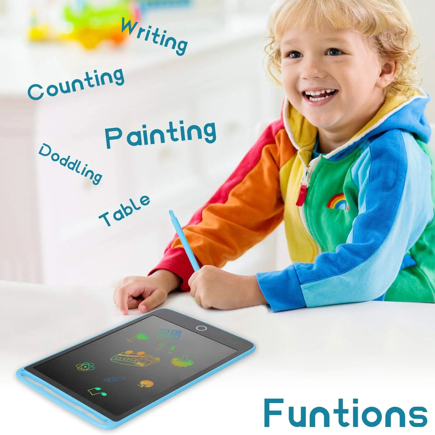 Kid's LCD Writing Tablet 8.5 Inch Sensory Smiles