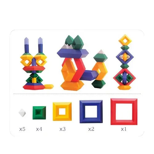 Pyramid Stacking Blocks Sensory Smiles