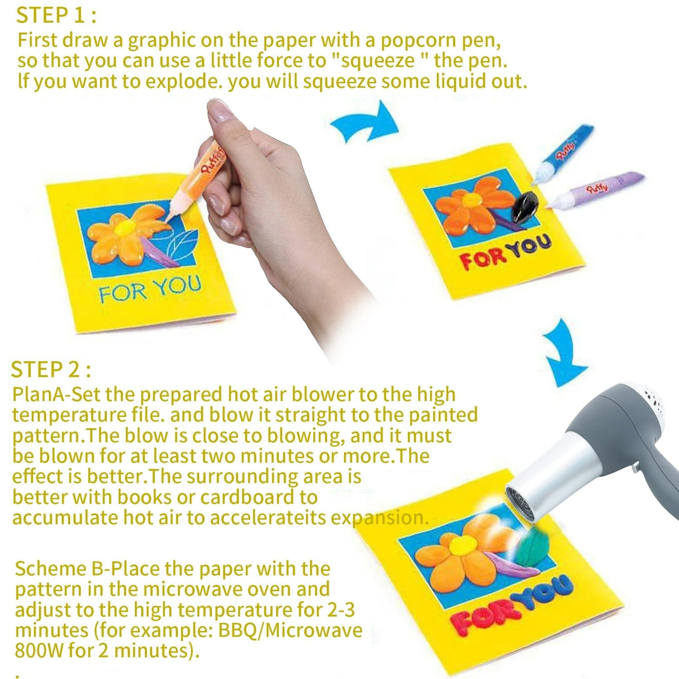 Popcorn Coloring Pens Sensory Smiles