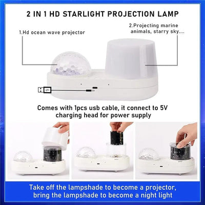Ocean Projector Night Light Sensory Smiles