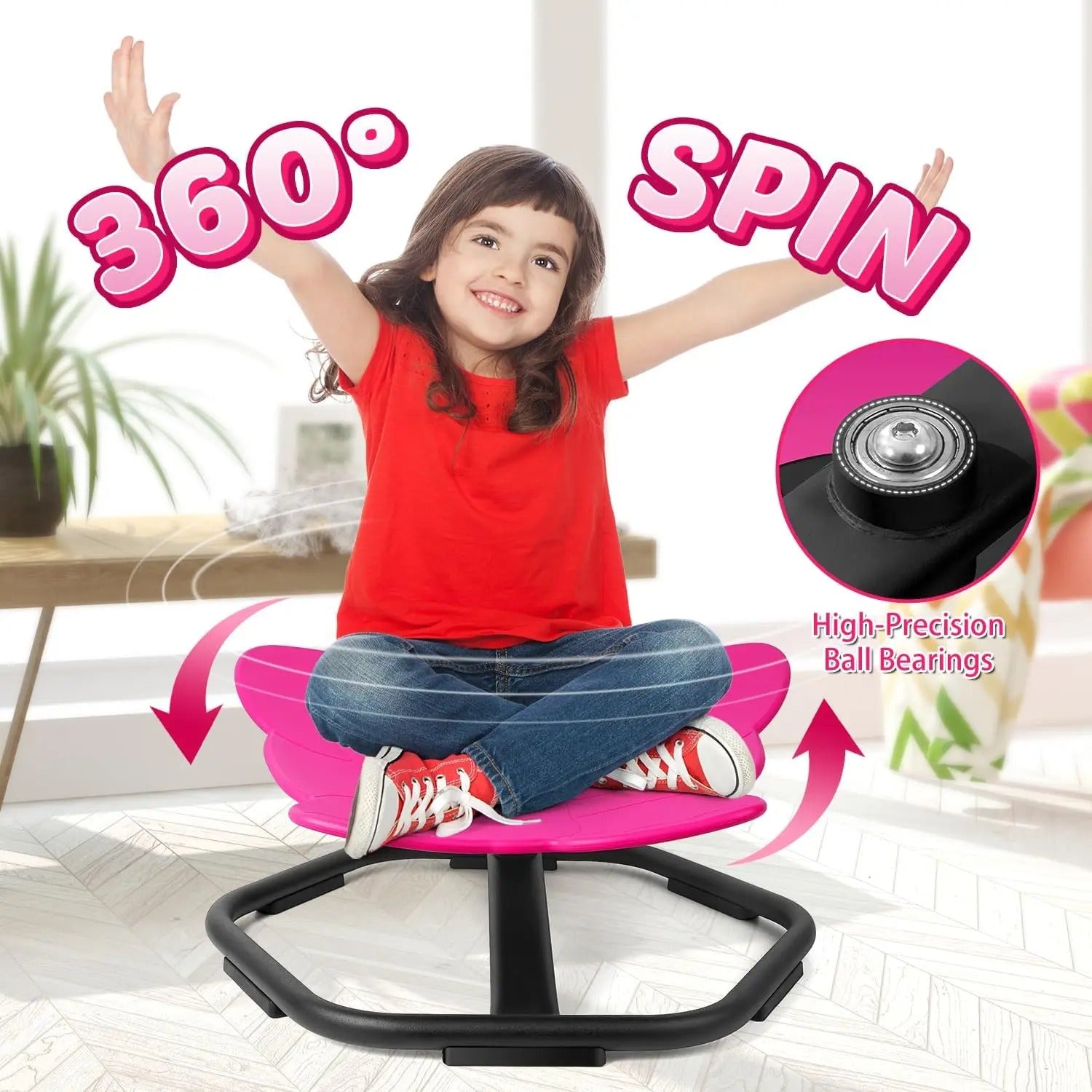 Elephant Sensory Spinning Chair for Kids – 360° Swivel & Balance Toy Sensory Smiles