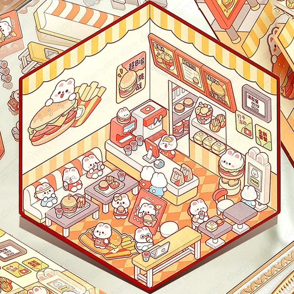 3D Cartoon DIY Landscaping Stickers Sensory Smiles