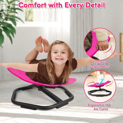 Elephant Sensory Spinning Chair for Kids – 360° Swivel & Balance Toy Sensory Smiles