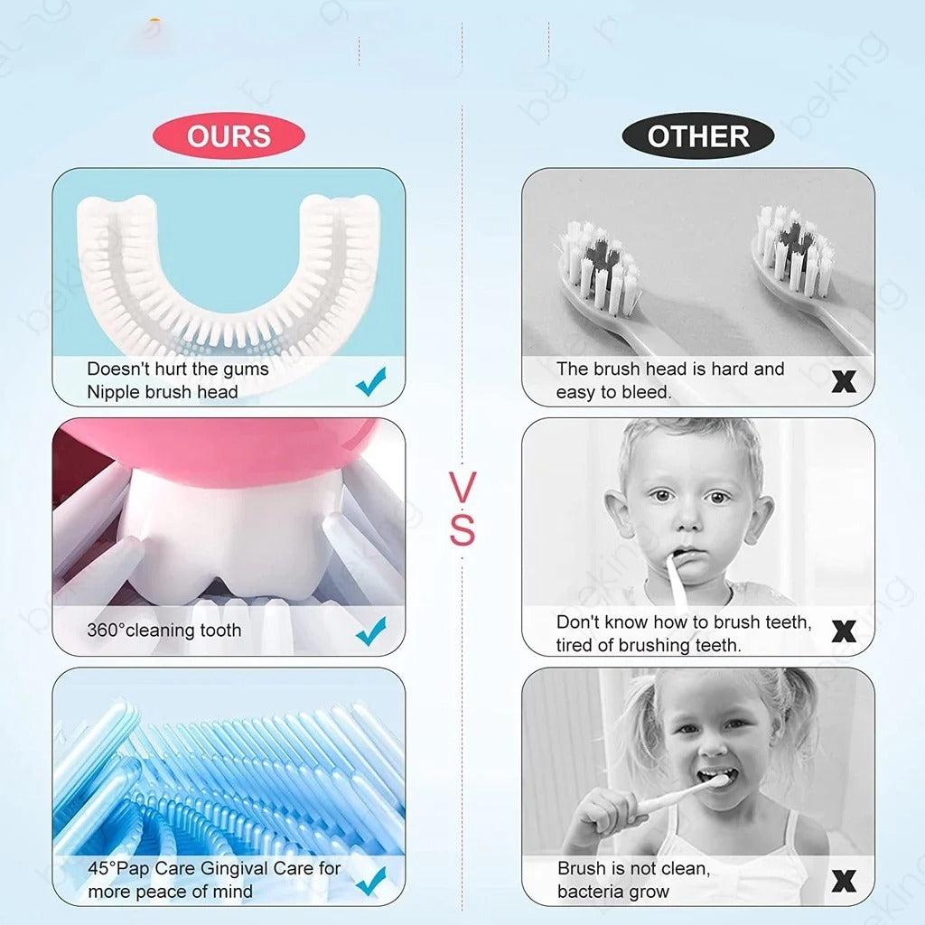 U-Shaped Silicone Toothbrush Sensory Smiles
