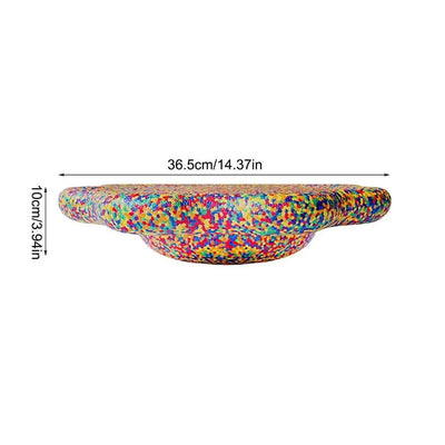 Rainbow Confetti Wobble Board Sensory Smiles