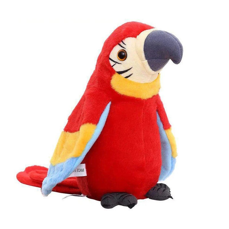 Interactive Talking Plush Parrot Toy Sensory Smiles