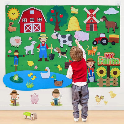 Farm-Themed Felt Board Kit Sensory Smiles