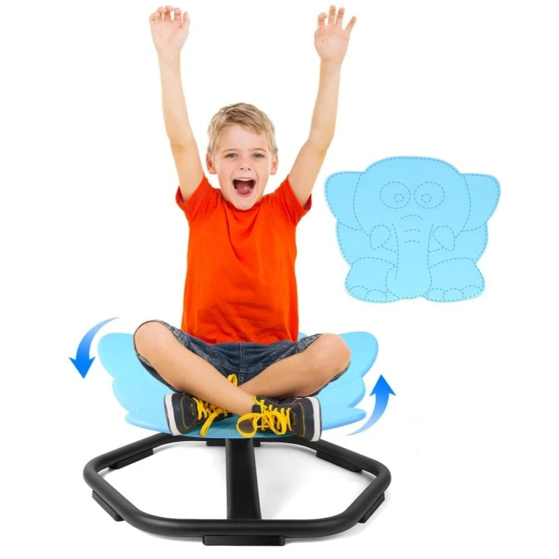 Elephant Sensory Spinning Chair for Kids – 360° Swivel & Balance Toy Sensory Smiles