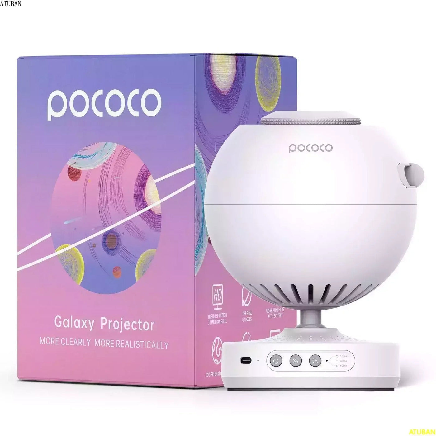 POCOCO Galaxy Projector Sensory Smiles