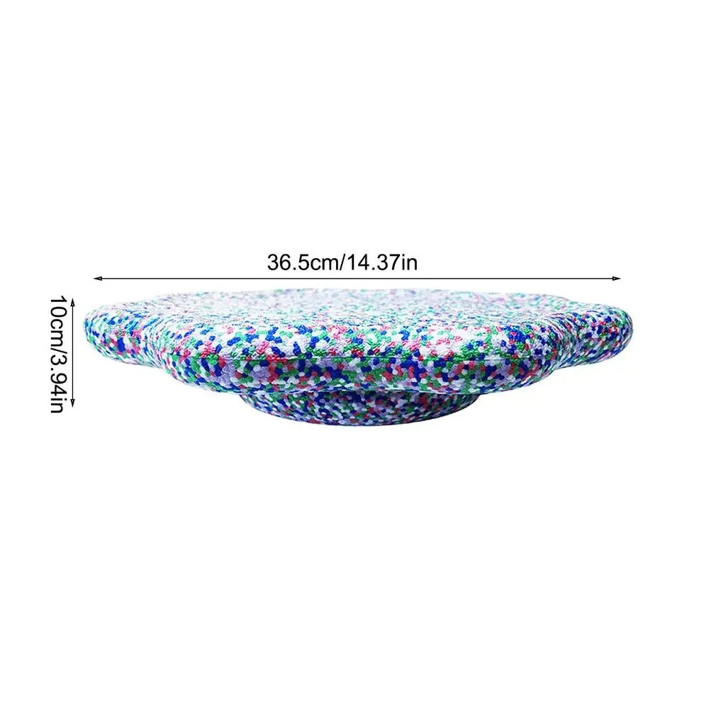 Rainbow Confetti Wobble Board Sensory Smiles