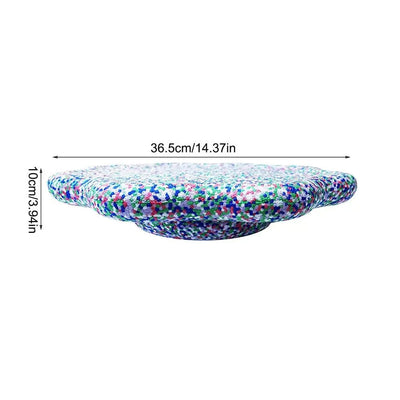 Rainbow Confetti Wobble Board Sensory Smiles