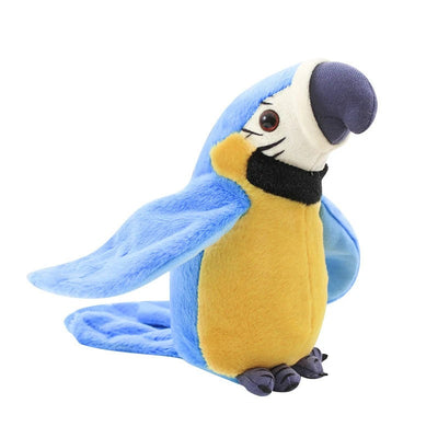 Interactive Talking Plush Parrot Toy Sensory Smiles
