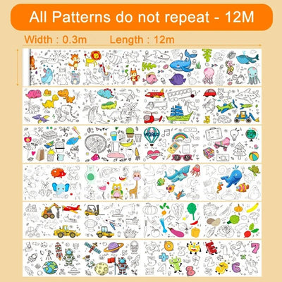 Children’s Drawing Roll – Creative Art Paper Roll for Kids Sensory Smiles