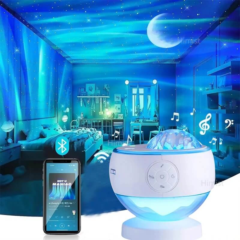 Northern Lights Starry Sky Galaxy Projector Night Light