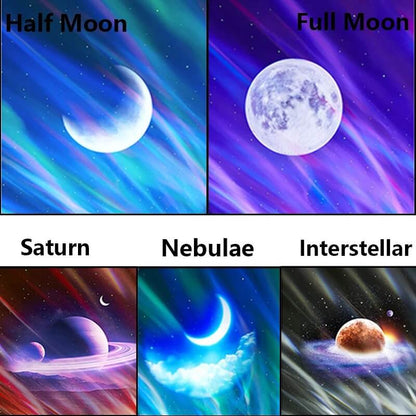 Northern Lights Starry Sky Galaxy Projector Night Light