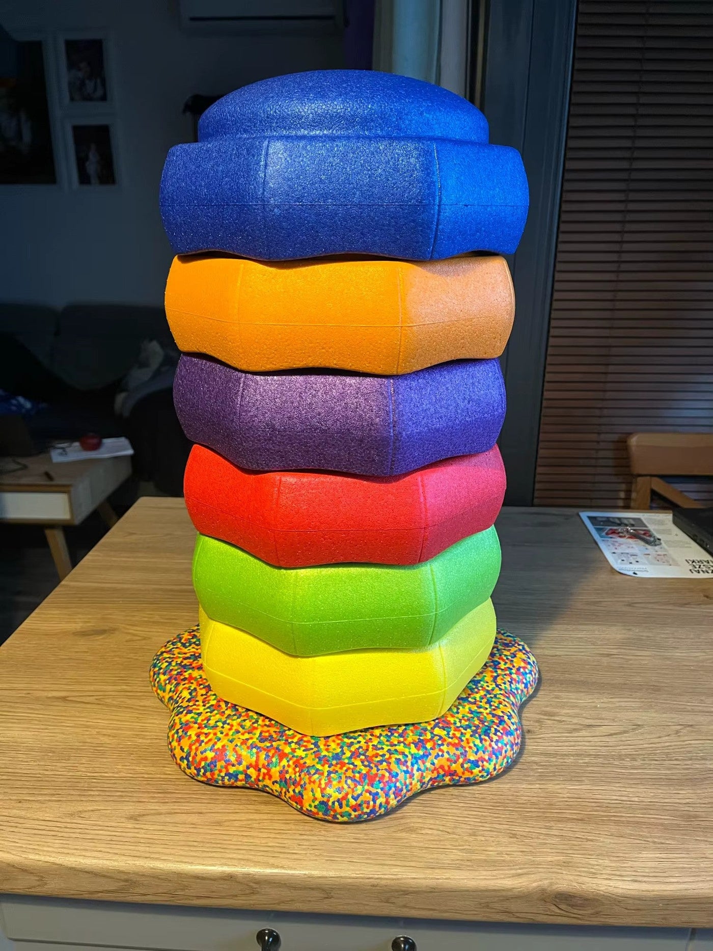 Colorful Balance Stepping Stones Sensory Smiles