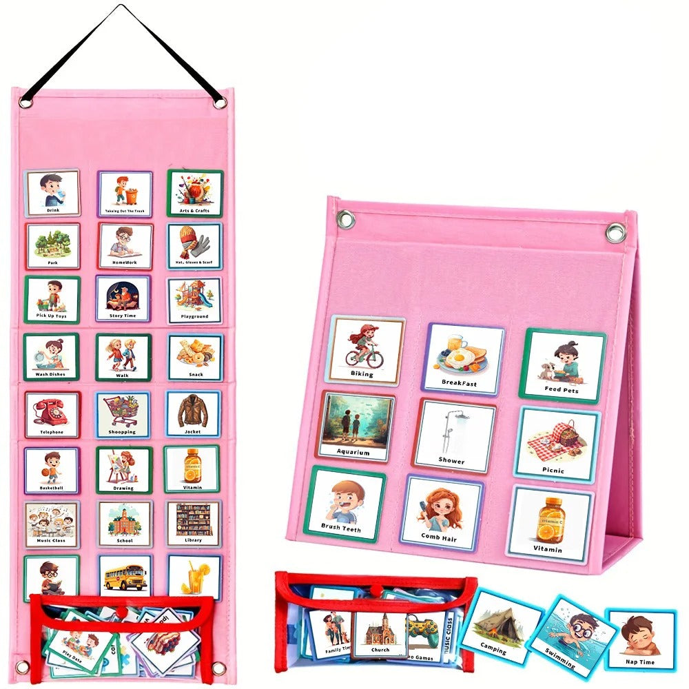Kids Visual Timetable Planner Sensory Smiles